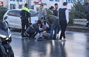 Bodrum'da otomobil yayaya çarptı