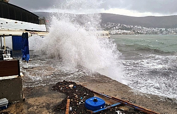 Bodrum-Kaş arası denizlerde fırtına bekleniyor