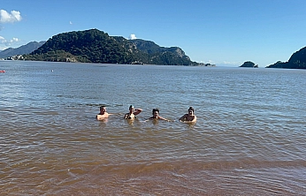 Marmaris'te dün sağanak yağış, bugün deniz keyfi