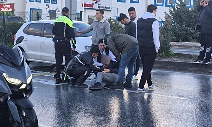 Bodrum'da otomobil yayaya çarptı