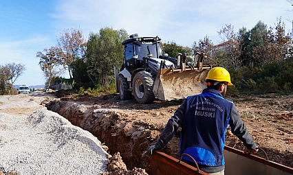 Datça Çomarlık'ta kanalizasyon sorunu sona eriyor
