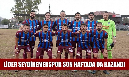Lider Seydikemerspor Son Haftada Da Kazandı