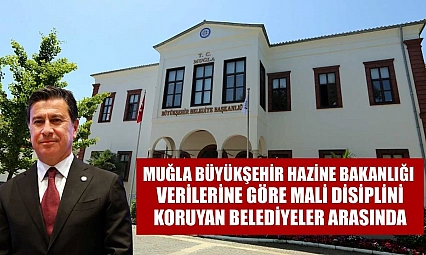 Muğla Büyükşehir Hazine Bakanlığı Verilerine Göre Mali Disiplini Koruyan Belediyeler Arasında