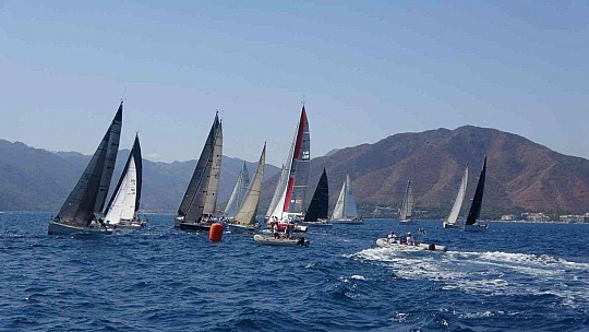 15. Channel Regatta Rodos-Marmaris Yelken yarışlarının ikinci günü tamamlandı