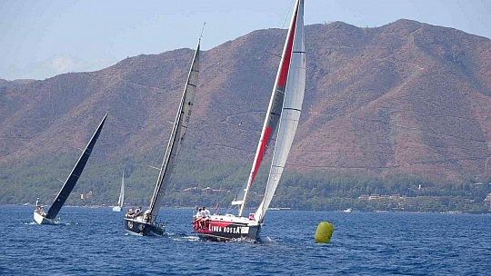 15. Channel Regatta Rodos-Marmaris Yelken yarışlarının ikinci günü tamamlandı