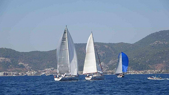 15. Channel Regatta Rodos-Marmaris Yelken yarışlarının ikinci günü tamamlandı