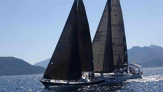 15. Channel Regatta Rodos-Marmaris Yelken yarışlarının ikinci günü tamamlandı