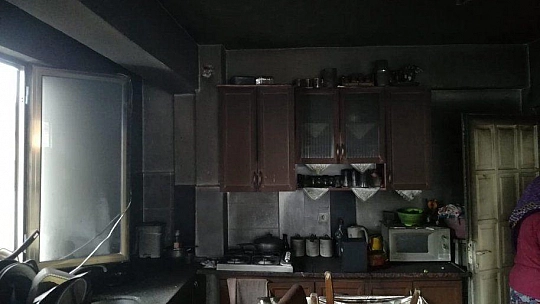 Evinde Yangın Çıkan Aile Destek Bekliyor