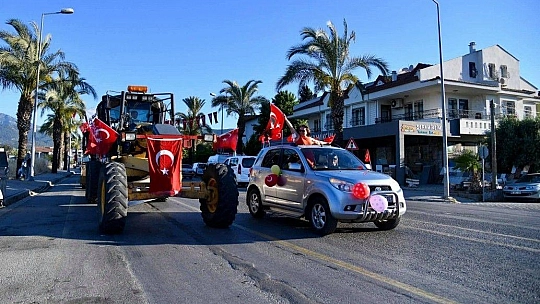 19 Mayıs Bayramı'na araç konvoyu damga vurdu