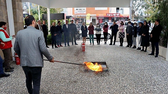 FTSO Yönetimi ve Çalışanlarına Yangın Eğitimi