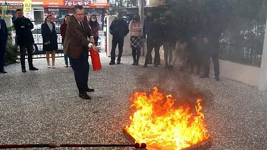 FTSO Yönetimi ve Çalışanlarına Yangın Eğitimi