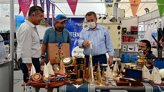 GÖCEK'TE MARİNETECH YAT VE TEKNE EKİPMANLARI SERGİSİ AÇILDI