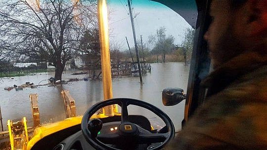 Sağanak yağış Dalaman'da hayatı olumsuz etkiledi
