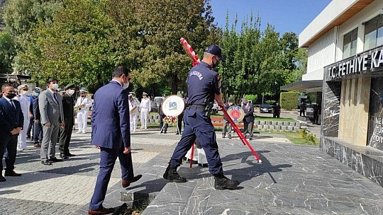 Fethiye'de Gaziler Günü Törenle Kutlandı