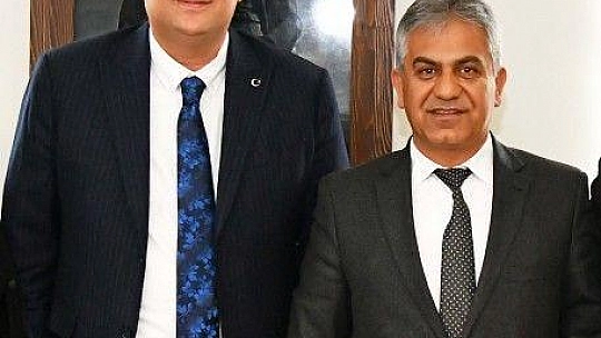 Pazarcılar Odası Başkanı Hıra, Karaca'yı ziyaret etti