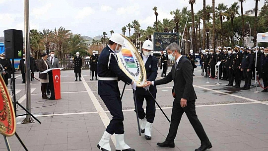 Atatürk'ün Marmaris'e gelişinin 87. yıldönümü resmi törenle kutlandı