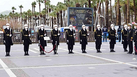 Atatürk'ün Marmaris'e gelişinin 87. yıldönümü resmi törenle kutlandı