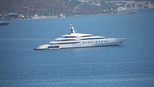 Avustralyalı milyarderin yatı Bodrum'da