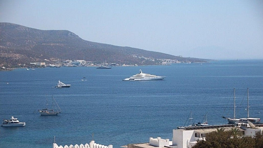 Avustralyalı milyarderin yatı Bodrum'da