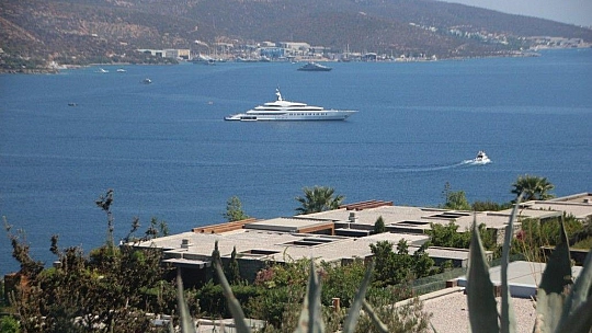 Avustralyalı milyarderin yatı Bodrum'da