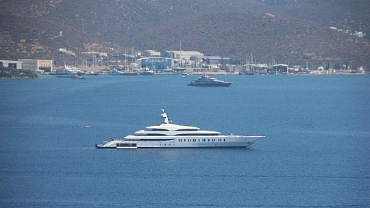 Avustralyalı milyarderin yatı Bodrum'da