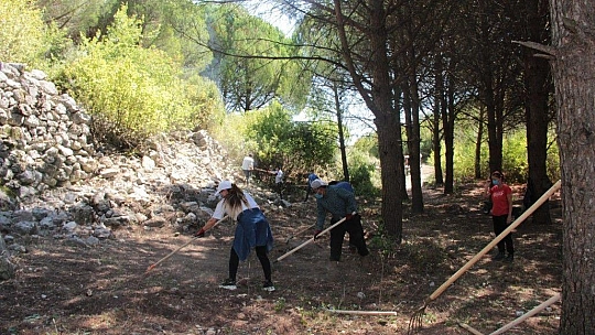 Gizemli kent 'Thera' gün yüzüne çıkıyor