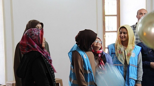 Engelli cami buluşması renkli görüntülere sahne oldu