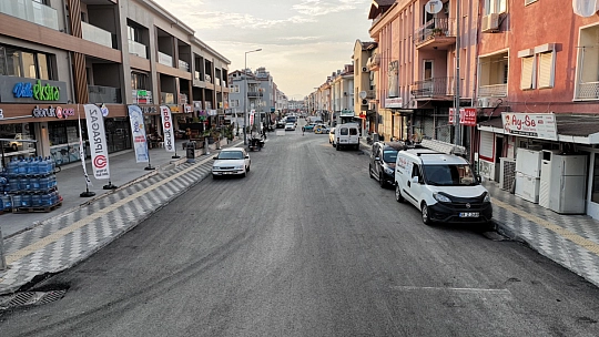 BSK Sıcak asfalt aşınma tabakasının birinci etabı bitti