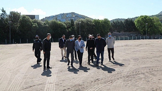 Başkan Aras'tan Yalıkavaksapor'a moral ziyareti