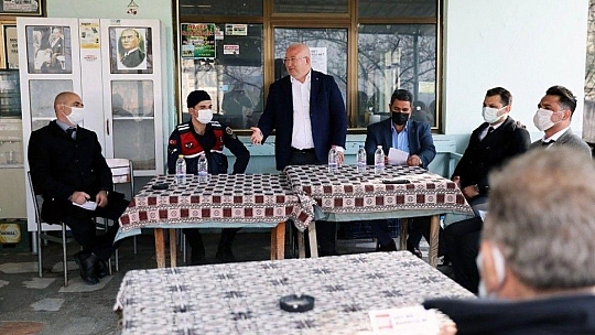 Başkan Gümüş'ün kırsal mahalle ziyaretleri sürüyor