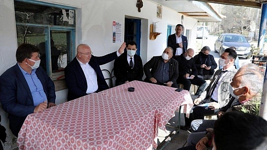 Başkan Gümüş'ün kırsal mahalle ziyaretleri sürüyor