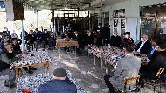 Başkan Gümüş'ün kırsal mahalle ziyaretleri sürüyor