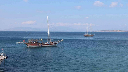 Bodrum'a tarihinin en büyük yolcu gemisi geldi