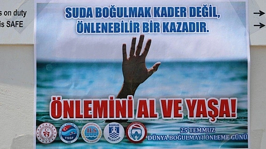 Bodrum Belediyesi'nden farkındalık etkinliği: 'Boğulmalar kader değil, önlenebilir'