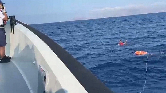 Bodrum'da 3 düzensiz göçmen kurtarıldı