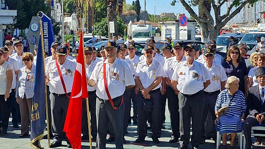 Bodrum'da Gaziler Günü törenle kutlandı