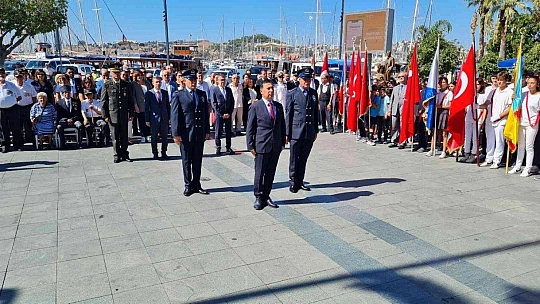 Bodrum'da Gaziler Günü törenle kutlandı