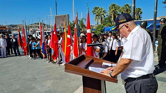 Bodrum'da Gaziler Günü törenle kutlandı