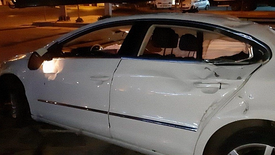 Bodrum'da kavşağa hızlı giren otomobil taklalar attı: 4 yaralı