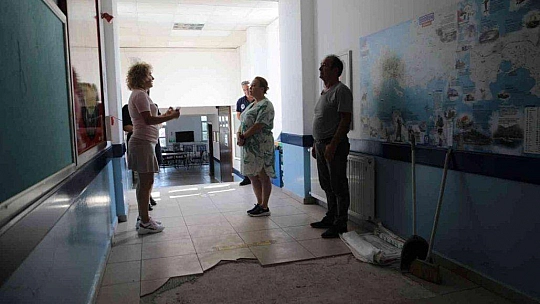 Bodrum'daki okullarda ihtiyaçlar gideriliyor