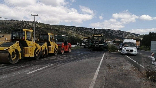 Bodrum-Milas Karayolu'nda çalışmaların bir an önce tamamlanması bekleniyor