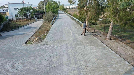 Bodrum Mumcular-Karaova Mahallesi'ne yeni yürüyüş yolu yapıldı