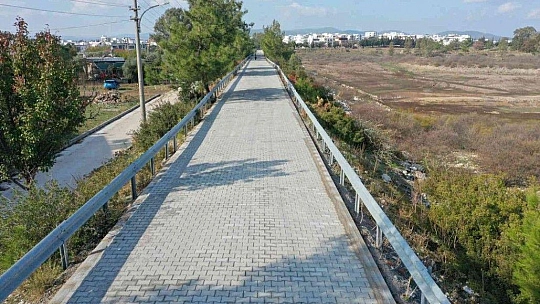 Bodrum Mumcular-Karaova Mahallesi'ne yeni yürüyüş yolu yapıldı