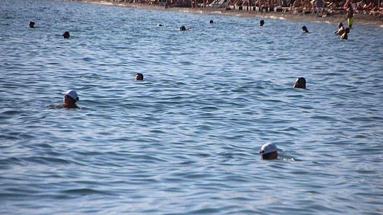 Bodrum sahillerinde yoğunluk sürüyor