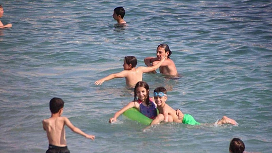 Bodrum sahillerinde yoğunluk