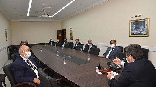 Muhtarlardan Vali Orhan Tavlı'ya Ziyaret