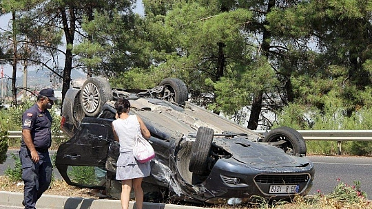 Bu araçtan burnu bile kanamadan çıktı