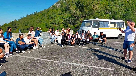 Coğrafya öğrencileri Gökova Körfezi'nde arazi çalışması gerçekleştirdi