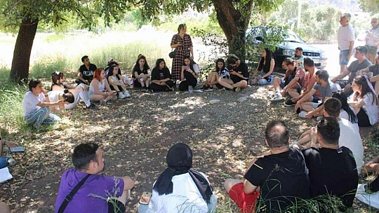 Coğrafya öğrencileri Gökova Körfezi'nde arazi çalışması gerçekleştirdi