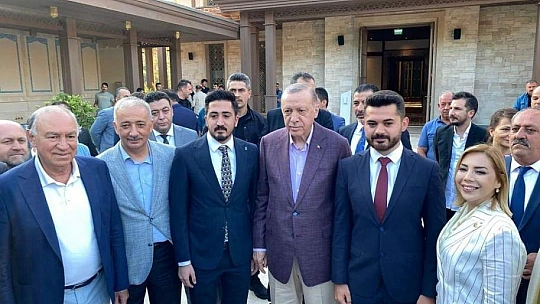 Cumhurbaşkanı Erdoğan, Muğla'da partililerle bayramlaştı